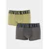 Pack 2 Boxers Taille Basse Gris/kaki Homme - Calvin Klein -Teddy Smith Magasin pack 2 boxers taille basse griskaki homme calvin klein