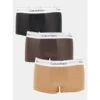 Pack 3 Boxers Taille Basse Noir/marron Homme - Calvin Klein -Teddy Smith Magasin pack 3 boxers taille basse noirmarron homme calvin klein