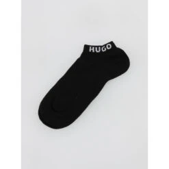 Pack 3 Paires De Chaussettes Basses Logo Noir Homme - Hugo -Teddy Smith Magasin pack 3 paires de chaussettes basses logo noir homme hugo 1