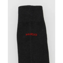 Pack 3 Paires De Chaussettes Hautes Gris Homme - Hugo -Teddy Smith Magasin pack 3 paires de chaussettes hautes gris homme hugo 3