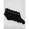 Pack 6 Paires De Chaussettes Hautes Amorti Noir - Adidas -Teddy Smith Magasin pack 6 paires de chaussettes hautes amorti noir adidas