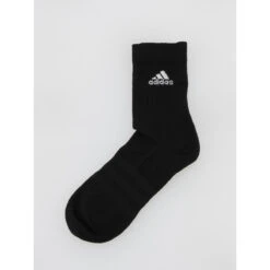 Pack 6 Paires De Chaussettes Hautes Amorti Noir - Adidas -Teddy Smith Magasin pack 6 paires de chaussettes hautes amorti noir adidas 2
