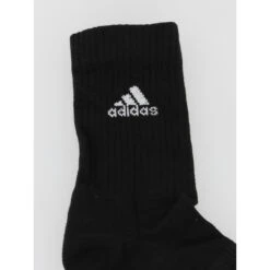 Pack 6 Paires De Chaussettes Hautes Amorti Noir - Adidas -Teddy Smith Magasin pack 6 paires de chaussettes hautes amorti noir adidas 3