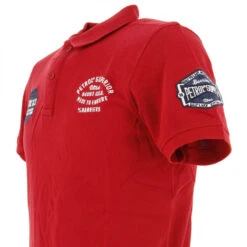 Polo Fire Rouge Homme - Petrol Industries -Teddy Smith Magasin polo fire rouge homme petrol industries 3