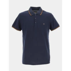 Polo Gac Uni Bleu Marine Homme - Benson & Cherry
