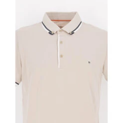 Polo Groot Beige Homme - Benson & Cherry -Teddy Smith Magasin polo groot beige homme benson cherry 3