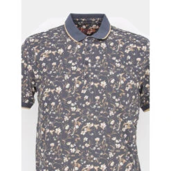 Polo Pasy Floral Noir Homme - Teddy Smith -Teddy Smith Magasin polo pasy floral noir homme teddy smith 3