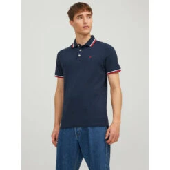 Polo Paulos Bleu Marine Homme - Jack & Jones
