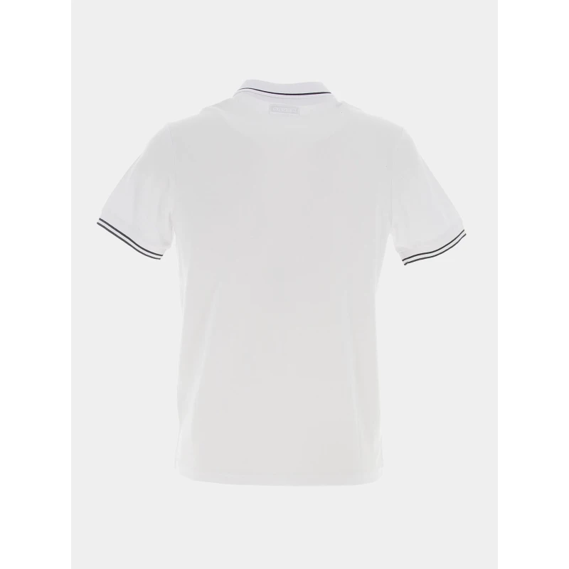 Polo Slim Ezio Corporate Blanc Homme - Kappa 4 Polo Slim Ezio Corporate Blanc Homme - Kappa – Image 2