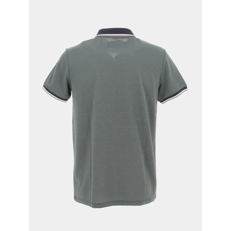 Polo Zippé Gadiel Kaki Homme - Benson & Cherry 4 Polo Zippé Gadiel Kaki Homme - Benson & Cherry – Image 2