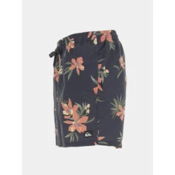 Short De Bain à Fleurs Everyday Mix Gris Homme - Quiksilver -Teddy Smith Magasin short de bain a fleurs everyday mix gris homme quiksilver 2