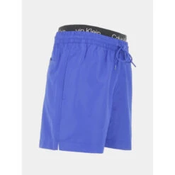 Short De Bain Double Ceinture Bleu Homme - Calvin Klein -Teddy Smith Magasin short de bain double ceinture bleu homme calvin klein 3