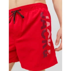 Short De Bain Fiji Splicelogo Rouge Homme - Jack & Jones 9 Short De Bain Fiji Splicelogo Rouge Homme - Jack & Jones -Teddy Smith Magasin short de bain fiji splicelogo rouge homme jack jones 3
