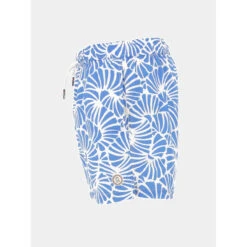 Short De Bain Imprimés Bleu Blanc Homme - Serge Blanco -Teddy Smith Magasin short de bain imprimes bleu blanc homme serge blanco 2