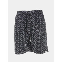 Short De Bain Imprimés Logo Noir Homme - Project X Paris