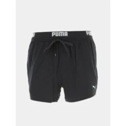 Short De Bain Logo Noir Homme - Puma