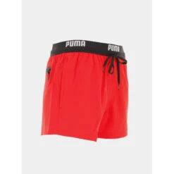 Short De Bain Logo Rouge Homme - Puma -Teddy Smith Magasin short de bain logo rouge homme puma 3