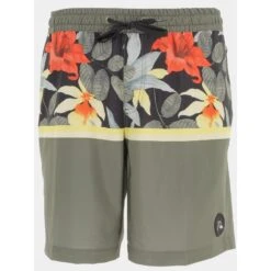 Short De Bain Oceanmade Vert Kaki Homme - Quiksilver