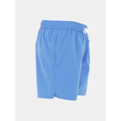 Short De Bain Uni Bleu Homme - Serge Blanco -Teddy Smith Magasin short de bain uni bleu homme serge blanco 3