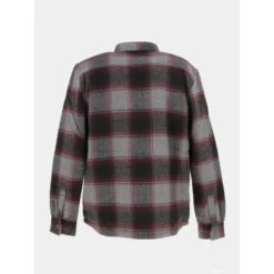 Teddy Smith Magasin -Teddy Smith Magasin surchemise epaisse polaire a carreaux gris homme petrol industries 1