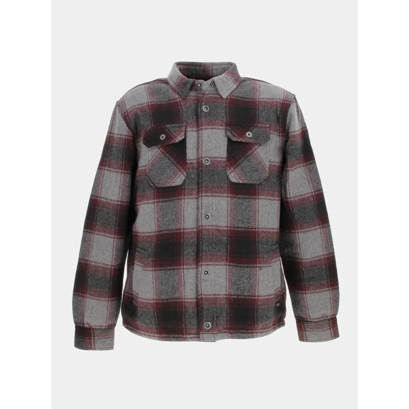 Surchemise épaisse Polaire à Carreaux Gris Homme - Petrol Industries