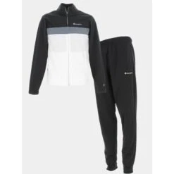 Survêtement Veste Zippée Noir/blanc Homme - Champion