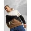 Sweat à Capuche Colorblock Cat Beige Marron Homme - Puma -Teddy Smith Magasin sweat a capuche colorblock cat beige marron homme puma
