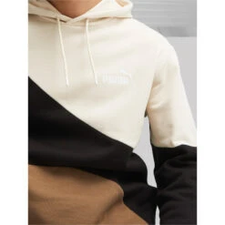Sweat à Capuche Colorblock Cat Beige Marron Homme - Puma -Teddy Smith Magasin sweat a capuche colorblock cat beige marron homme puma 3