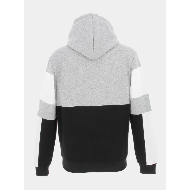 Sweat à Capuche Colorblock Noir/gris Homme - Project X Paris 4 Sweat à Capuche Colorblock Noir/gris Homme - Project X Paris – Image 2