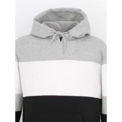 Sweat à Capuche Colorblock Noir/gris Homme - Project X Paris 8 Sweat à Capuche Colorblock Noir/gris Homme - Project X Paris -Teddy Smith Magasin sweat a capuche colorblock noirgris homme project x paris 2