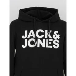 Sweat à Capuche Corporate Logo Noir Homme - Jack & Jones -Teddy Smith Magasin sweat a capuche corporate logo noir homme jack jones 2