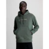 Sweat à Capuche Double Flock Kaki Homme - Calvin Klein -Teddy Smith Magasin sweat a capuche double flock kaki homme calvin klein