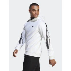 Sweat à Capuche Fi 3s Logo Badge Blanc Homme - Adidas 8 Sweat à Capuche Fi 3s Logo Badge Blanc Homme - Adidas -Teddy Smith Magasin sweat a capuche fi 3s logo badge blanc homme adidas 2