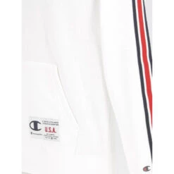 Sweat à Capuche Hooded Bandes Blanc Homme - Champion -Teddy Smith Magasin sweat a capuche hooded bandes blanc homme champion 3