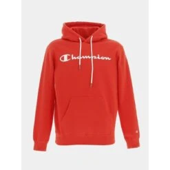 Sweat à Capuche Hooded Rouge Homme - Champion