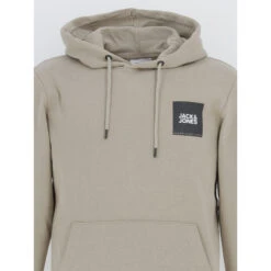 Sweat à Capuche Lock Beige Homme - Jack & Jones -Teddy Smith Magasin sweat a capuche lock beige homme jack jones 2