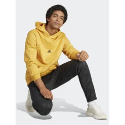 Sweat à Capuche Multi-logos Q4 Jaune Homme - Adidas 8 Sweat à Capuche Multi-logos Q4 Jaune Homme - Adidas -Teddy Smith Magasin sweat a capuche multi logos q4 jaune homme adidas 2