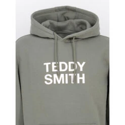 Sweat à Capuche Siclass Kaki Homme - Teddy Smith -Teddy Smith Magasin sweat a capuche siclass kaki homme teddy smith 2