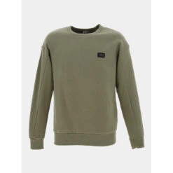 Sweat Classic Crew Kaki Homme - Jack & Jones