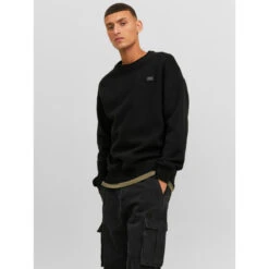 Sweat Classic Twill Noir Homme - Jack & Jones