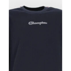 Sweat Crewneck Tricolore Bleu Marine Homme - Champion -Teddy Smith Magasin sweat crewneck tricolore bleu marine homme champion 2