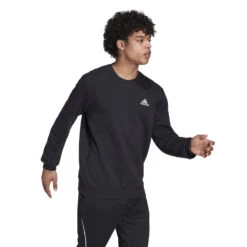 Sweat Feelcozy Basique Noir Homme - Adidas -Teddy Smith Magasin sweat feelcozy basique noir homme adidas 2