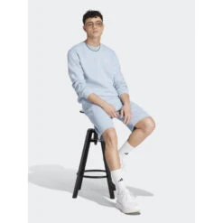 Sweat Feelcozy Logo Brodé Bleu Clair Homme - Adidas 7 Sweat Feelcozy Logo Brodé Bleu Clair Homme - Adidas -Teddy Smith Magasin sweat feelcozy logo brode bleu clair homme adidas 2