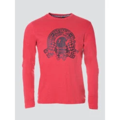 Sweat Laurent Rouge Homme - Delahaye