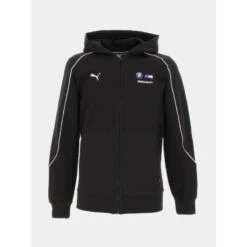 Sweat Zippé à Capuche Bmw Motorsport Noir Homme - Puma