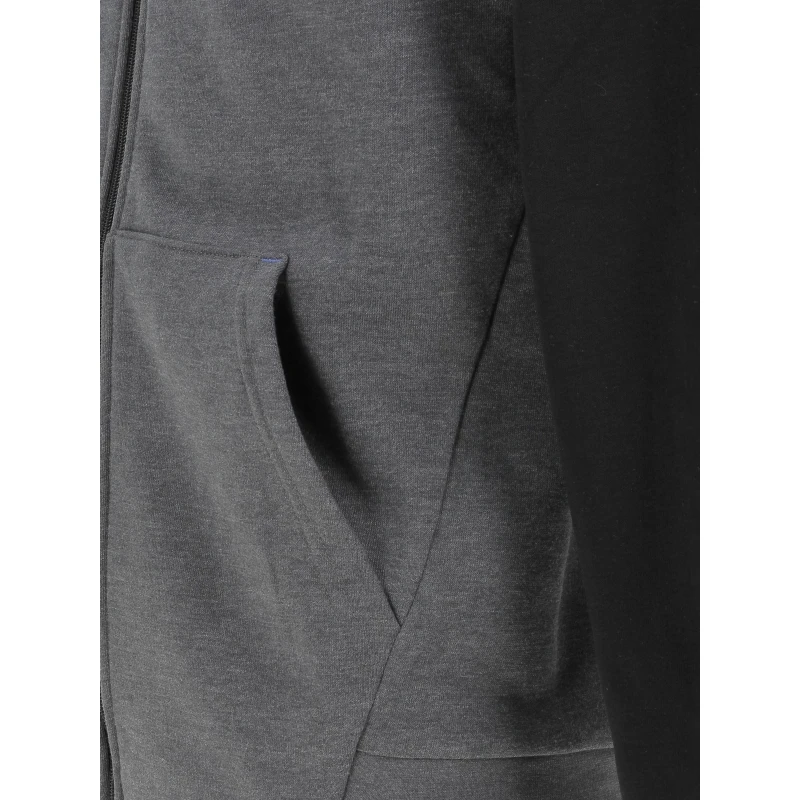 Sweat Zippé à Capuche Graphik Gris Homme - Kappa 6 Sweat Zippé à Capuche Graphik Gris Homme - Kappa – Image 4