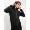 Sweat Zippé à Capuche Paviso Réfléchissant Noir Homme - Ellesse -Teddy Smith Magasin sweat zippe a capuche paviso reflechissant noir homme ellesse