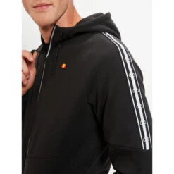 Sweat Zippé à Capuche Paviso Réfléchissant Noir Homme - Ellesse -Teddy Smith Magasin sweat zippe a capuche paviso reflechissant noir homme ellesse 3