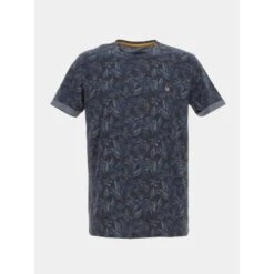 T-shirt à Fleurs Thewick Bleu Marine Homme - Benson & Cherry