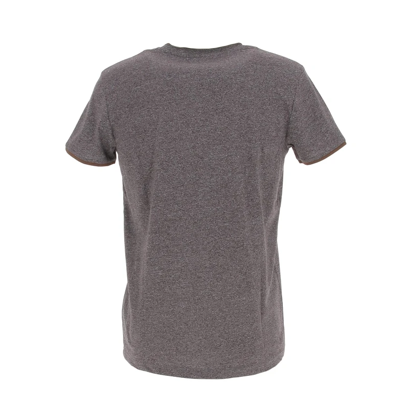 T-shirt Classic Chiné Marron Homme - Benson & Cherry 5 T-shirt Classic Chiné Marron Homme - Benson & Cherry – Image 3